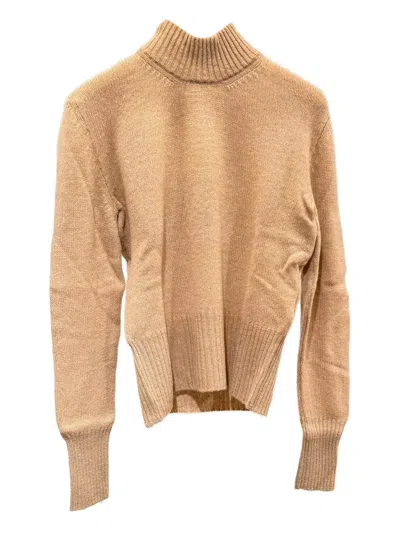 Fedeli Turtleneck Ribbed Sweater In Brown