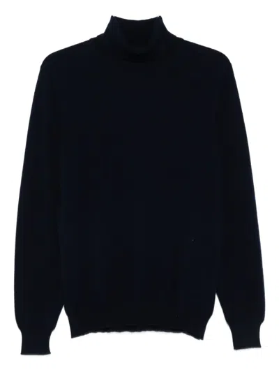 Fedeli Turtleneck Sweater In Black