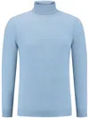Fedeli Turtleneck Sweater In Blue