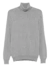 Fedeli Turtleneck Sweater In Gray