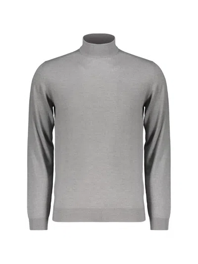 Fedeli Turtleneck Sweater In Gray