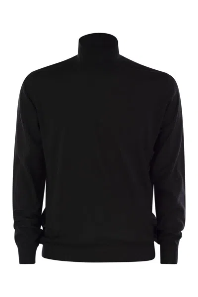 FEDELI FEDELI TURTLENECK SWEATER IN VIRGIN WOOL