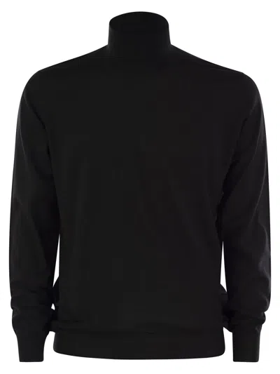 FEDELI FEDELI TURTLENECK SWEATER IN VIRGIN WOOL