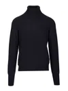 Fedeli Turtleneck Sweater Knitwear Blue In Blue