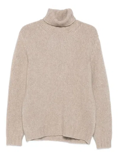 Fedeli Turtleneck Sweater In Neutral