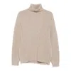 Fedeli Turtleneck Sweater In Neutral