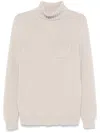 Fedeli Turtleneck Sweater In Neutrals