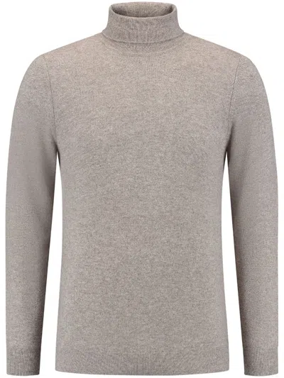 Fedeli Turtleneck Sweater In Neutrals