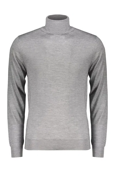 Fedeli Turtleneck With Long Sleeves In Gray