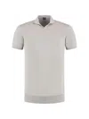 Fedeli V-neck T-shirt In Gray