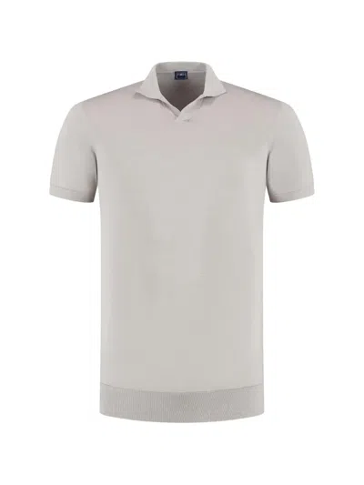 Fedeli V-neck T-shirt In Gray