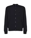 Fedeli Polo-neck Double-pocket Sweater In Black