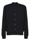 Fedeli Polo-neck Double-pocket Sweater In Black