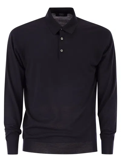FEDELI VIRGIN WOOL POLO SHIRT