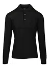 Fedeli Virgin Wool Polo Shirt Knitwear Black In Black
