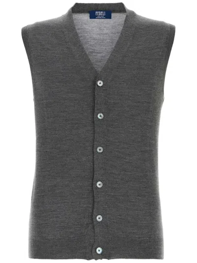 FEDELI VIRGIN-WOOL VEST