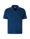 Fedeli V-neck T-shirt In Blue