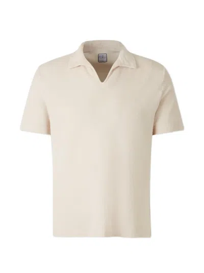 Fedeli V-neck T-shirt In Neutral