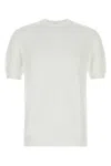 Fedeli White Cotton Sweater In White