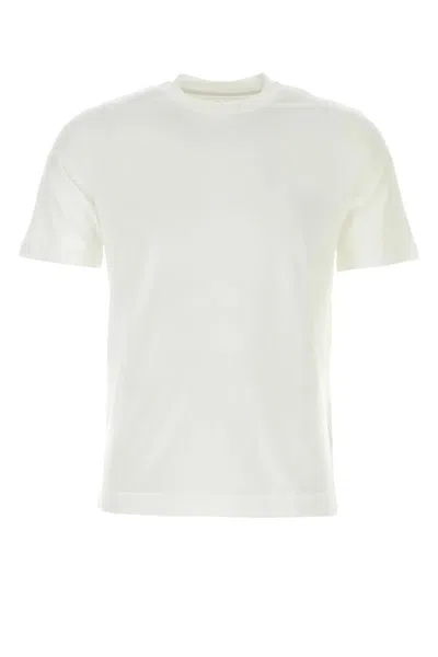 Fedeli White Cotton T-shirt