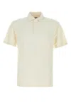Fedeli Piquet Polo Shirt Collar Short Sleeves In White