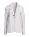 Fedeli Woman Blazer Light Grey Size 8 Cashmere In Grey