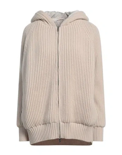 Fedeli Woman Jacket Light Grey Size M Cashmere