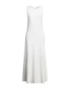 Fedeli Woman Maxi Dress White Size 6 Viscose, Cotton In White