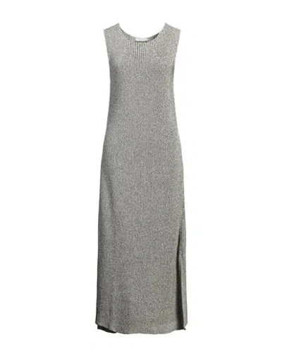 Fedeli Woman Midi Dress Green Size M Cotton