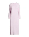 Fedeli Woman Midi Dress Lilac Size 6 Cashmere In Pink