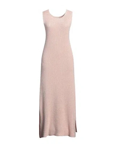 Fedeli Woman Midi Dress Pink Size M Cotton