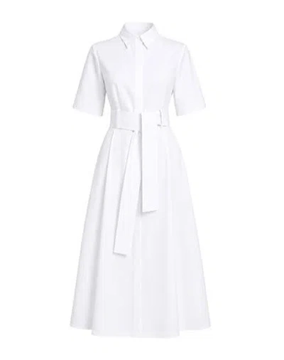 Fedeli Woman Midi Dress White Size 0 Cotton