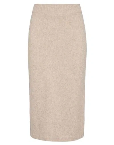 Fedeli Woman Midi Skirt Grey Size 4 Virgin Wool, Cashmere, Polyamide