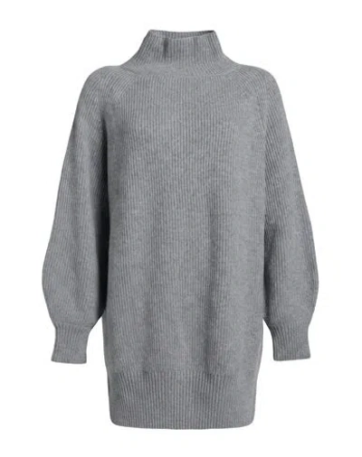 Fedeli Woman Mini Dress Grey Size M Cashmere