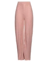 Fedeli Woman Pants Blush Size M Linen, Cotton In Pink