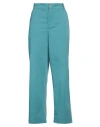 Fedeli Woman Pants Pastel Blue Size 6 Cotton, Polyamide