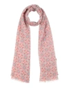 Fedeli Woman Scarf Coral Size - Cashmere In Red