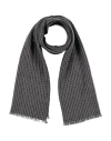 Fedeli Woman Scarf Grey Size - Cashmere In Grey