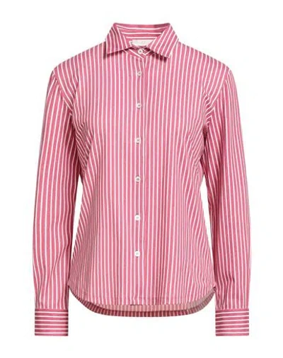 Fedeli Woman Shirt Garnet Size 6 Cotton, Nylon, Elastane In Pink
