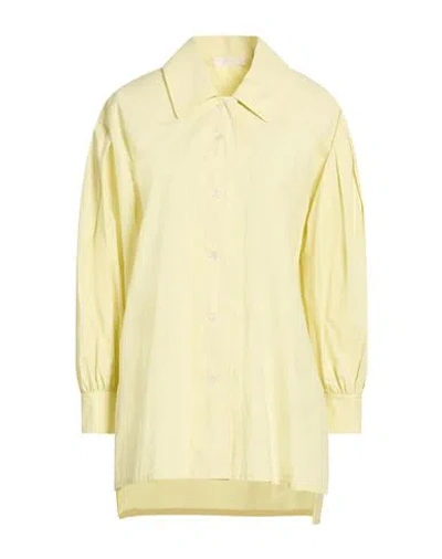Fedeli Woman Shirt Yellow Size 6 Cotton