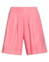 Fedeli Woman Shorts & Bermuda Shorts Pink Size 8 Silk In Pink