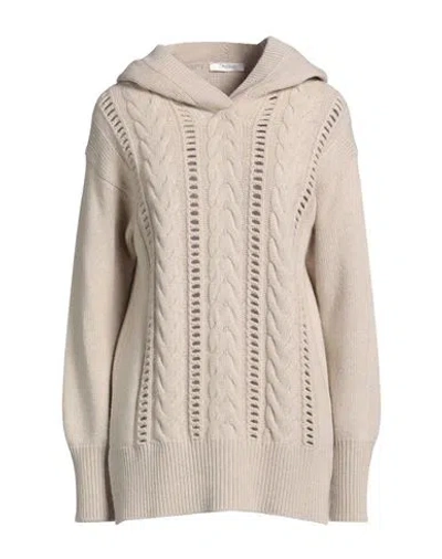 Fedeli Woman Sweater Beige Size 4 Virgin Wool, Cashmere In Neutral