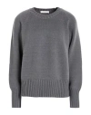 Fedeli Woman Sweater Grey Size 10 Cashmere In Gray