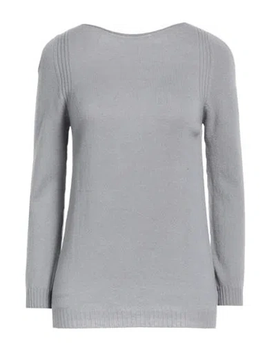 Fedeli Woman Sweater Grey Size 8 Cashmere