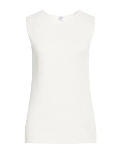 Fedeli Woman Sweater Ivory Size 6 Viscose, Cotton In White