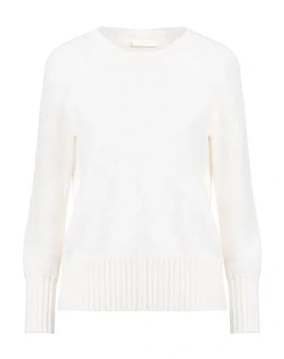 Fedeli Woman Sweater Ivory Size 8 Cashmere In White
