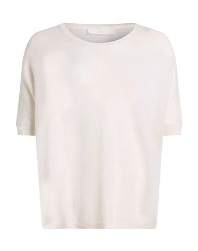 Fedeli Woman Sweater Ivory Size Onesize Cashmere In White