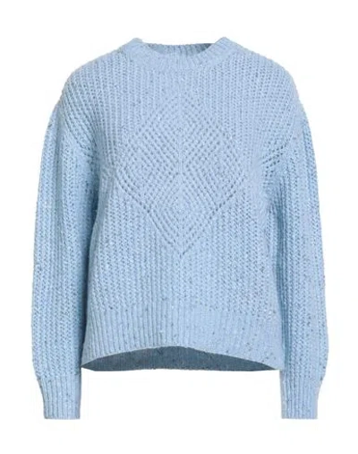 Fedeli Woman Sweater Light Blue Size 8 Cashmere