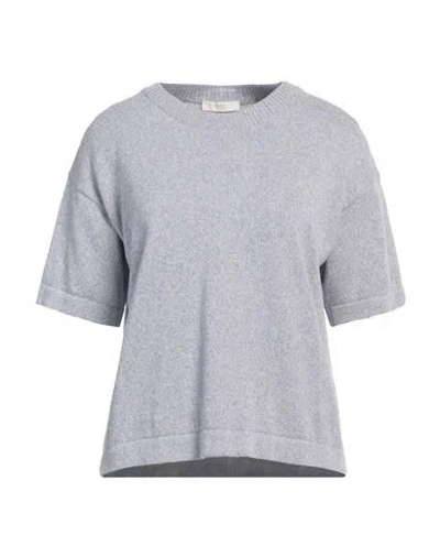 Fedeli Woman Sweater Lilac Size 8 Cotton, Linen In Purple