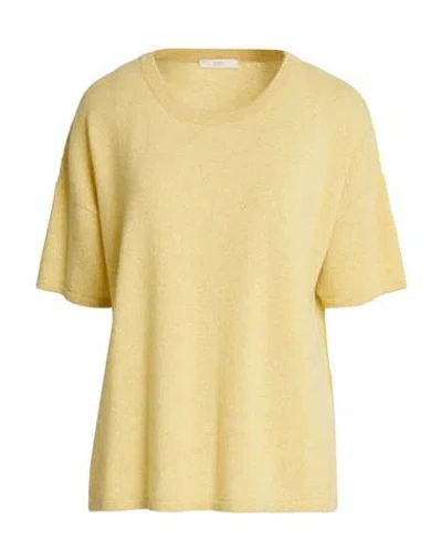 Fedeli Woman Sweater Pastel Yellow Size 6 Cashmere